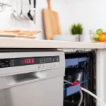 تصویر خراب شدن شلنگ ماشین ظرفشویی